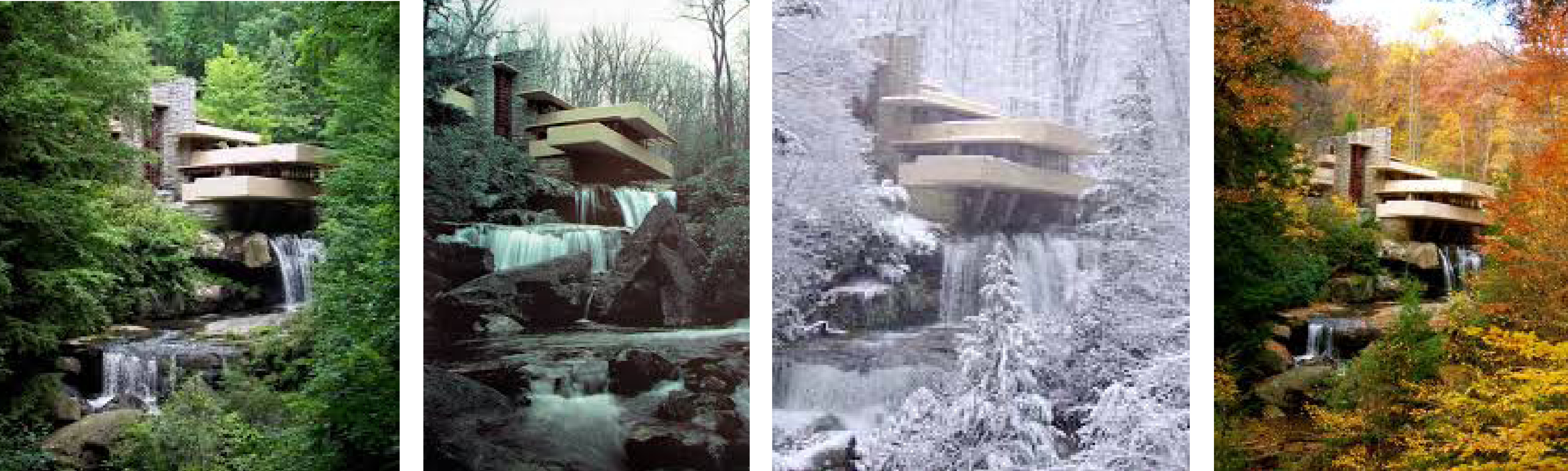 Casa de la cascada estaciones